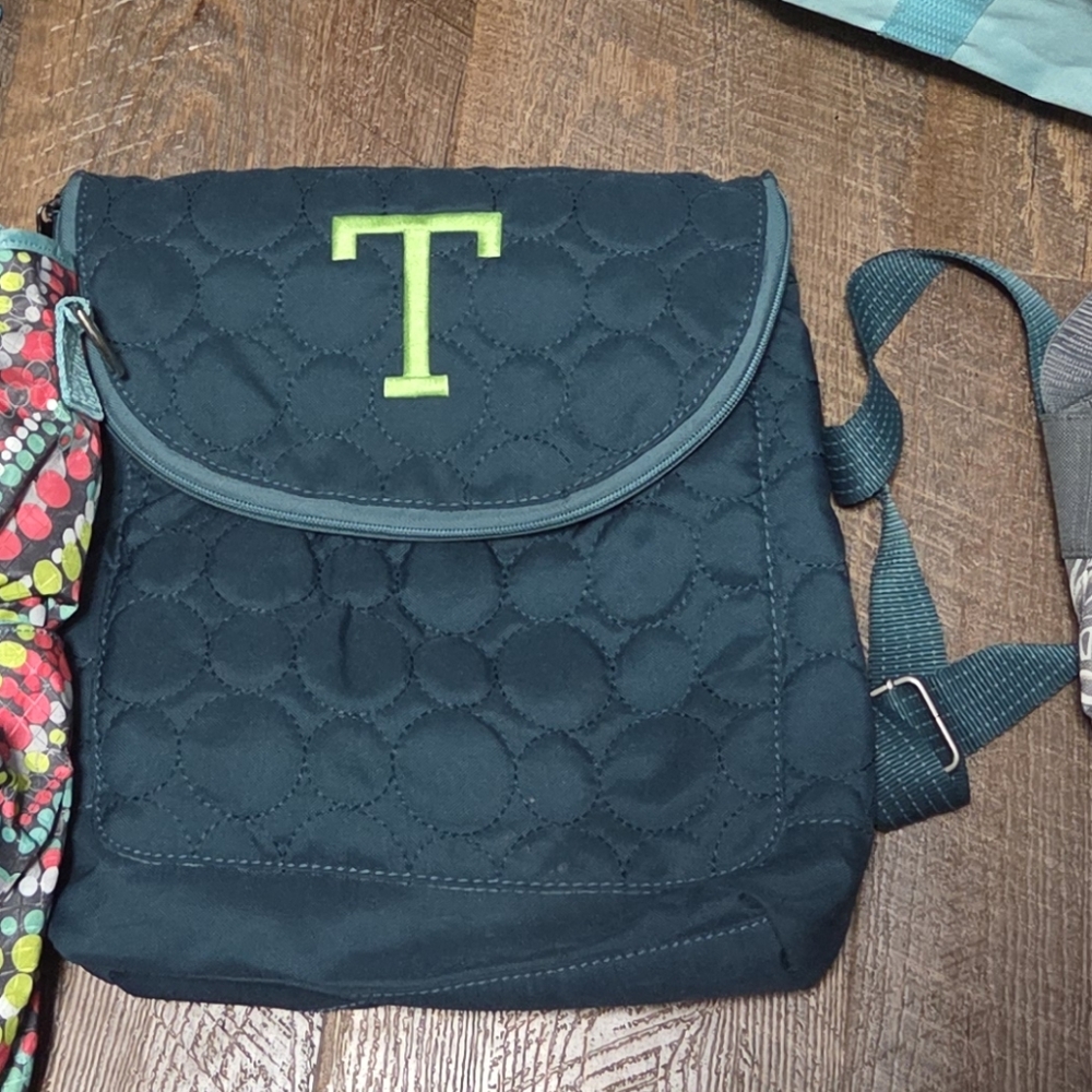 Thirty-one Embroidered T Convertible Bag